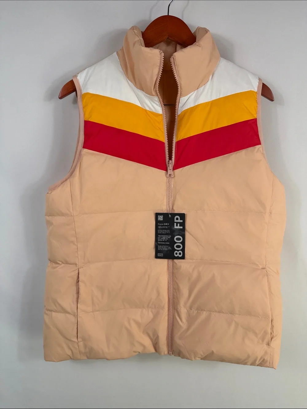 Lands End Down Filled Wanderweight Reversible Packable Vest. Size L. NWT - Picture 1 of 11